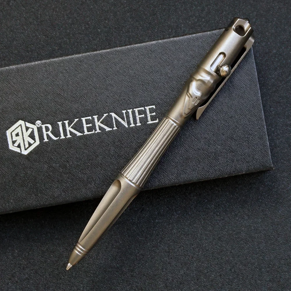 Rikeknife Original Special-shaped Tactical Pen Multi-function Defense Window Breaking Pen EDC Titanium Alloy Neutral Pen
Rikeknife Original Special-shaped Tactical Pen Multi-function Defense Window Breaking Pen EDC Titanium Alloy Neutral Pen