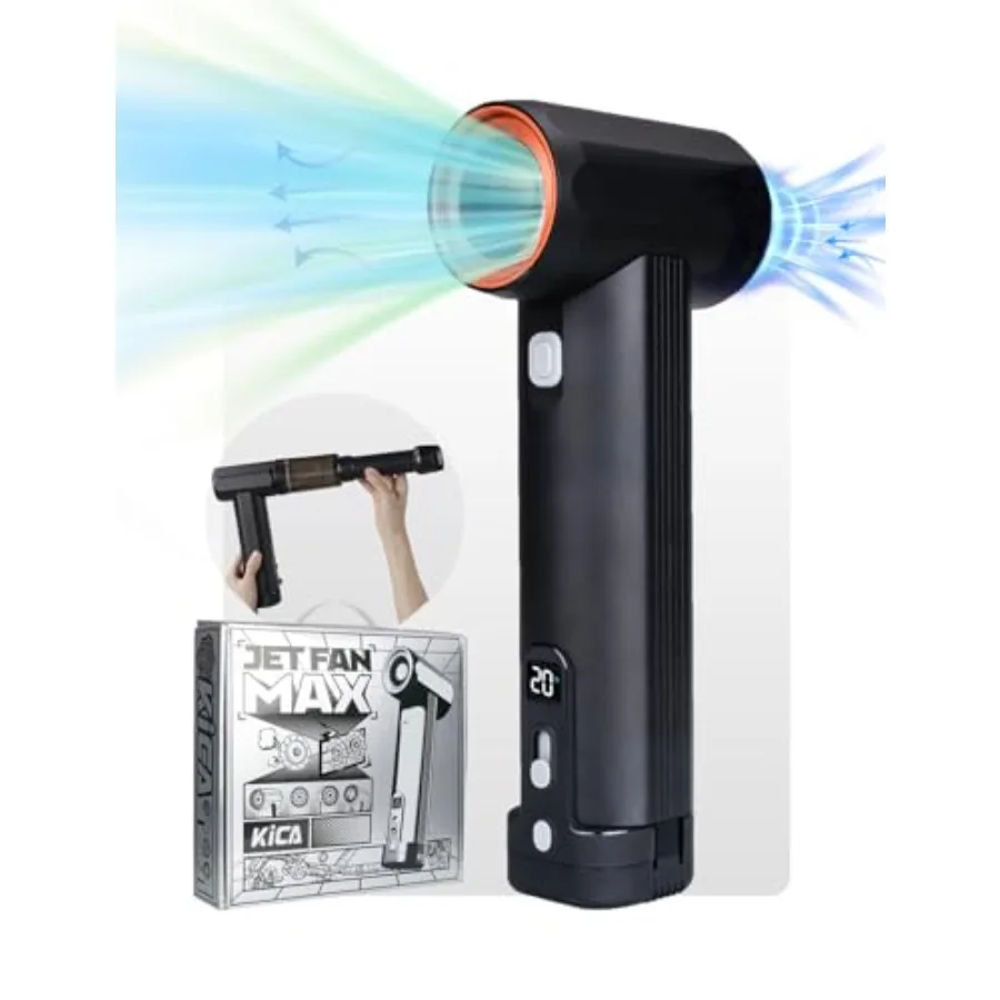 Jet Fan MAX Cordless Electric Turbo Blower with 85000 RPM for Efficient Car Window Snow and Leaf Clearing Dry Motorcycle Compon
Jet Fan MAX Cordless Electric Turbo Blower with 85000 RPM for Efficient Car Window Snow and Leaf Clearing Dry Motorcycle Compon