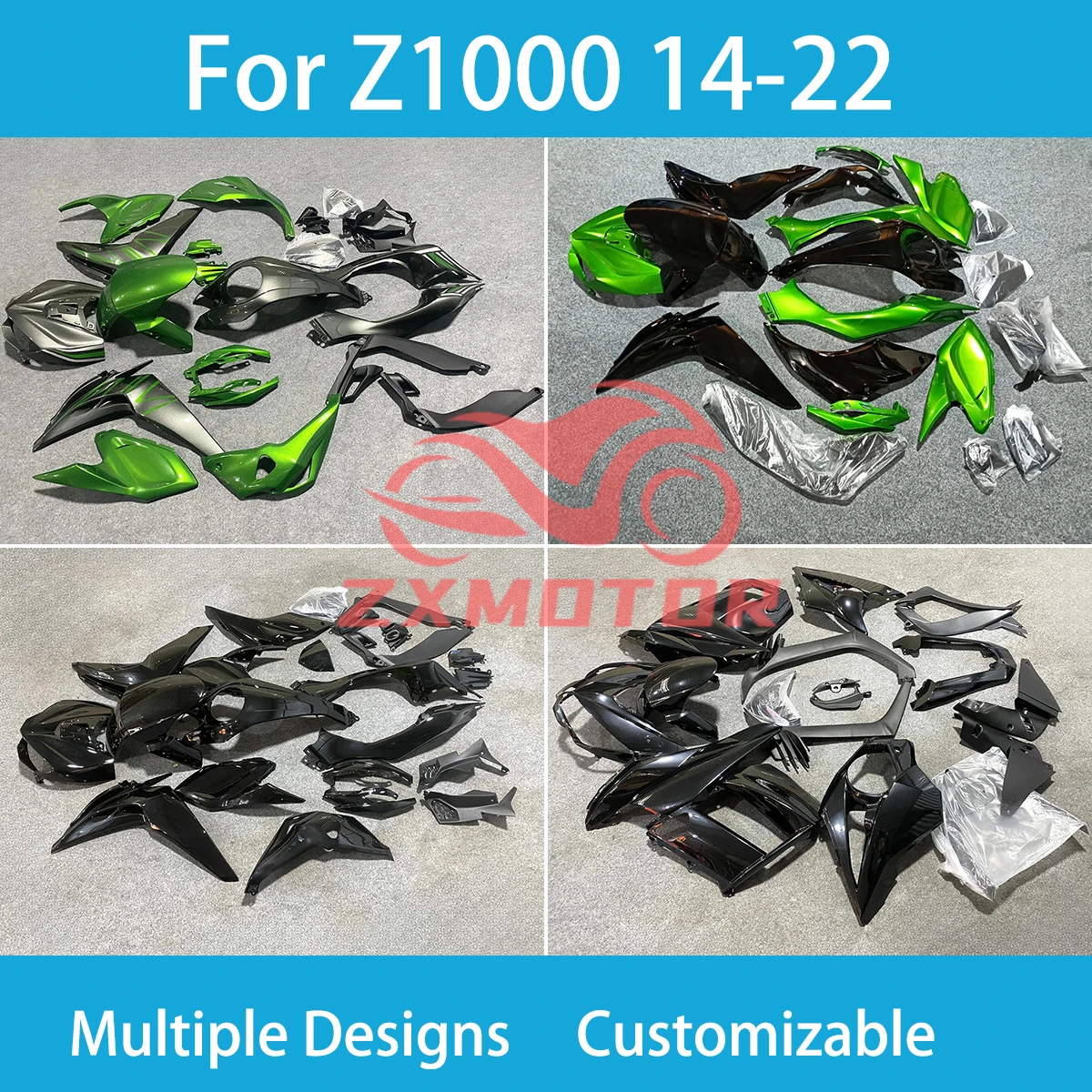 Cool Fairing Kit for KAWASAKI Z1000 14 15 16 17 18 19 20 21 22 Aftermarket Bodywork Full Fairings ABS Cowling 2014 2015-2022 
Cool Fairing Kit for KAWASAKI Z1000 14 15 16 17 18 19 20 21 22 Aftermarket Bodywork Full Fairings ABS Cowling 2014 2015-2022