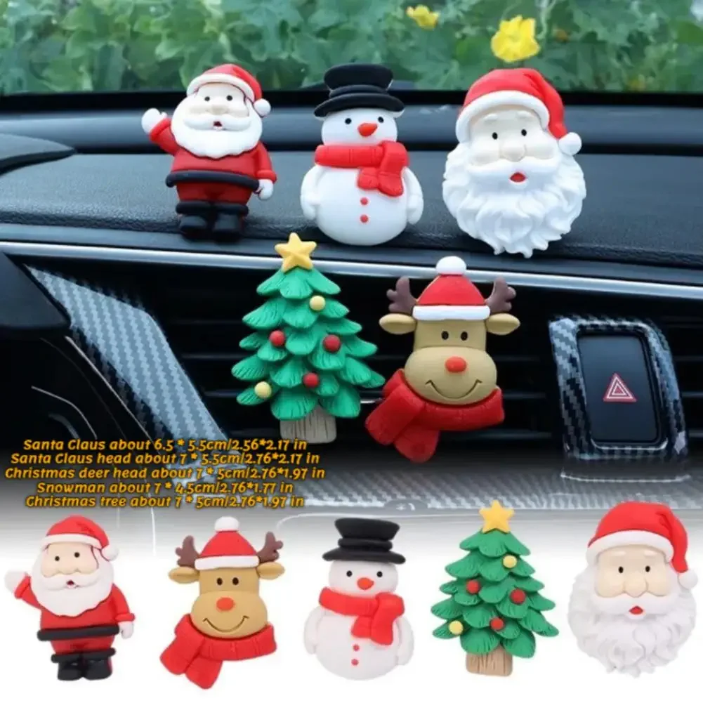 Car Air Outlet Fragrant Clips 3D Christmas Santa Claus Elk Bell Resin Aromatherapy Clip Auto Interior Decoration Accessories
Car Air Outlet Fragrant Clips 3D Christmas Santa Claus Elk Bell Resin Aromatherapy Clip Auto Interior Decoration Accessories