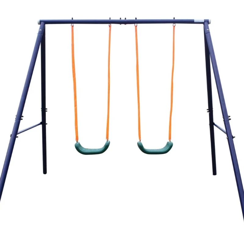 Double children's outdoor swing stainless steel frame polyethylene polypropylene home garden park school furniture
Double children's outdoor swing stainless steel frame polyethylene polypropylene home garden park school furniture