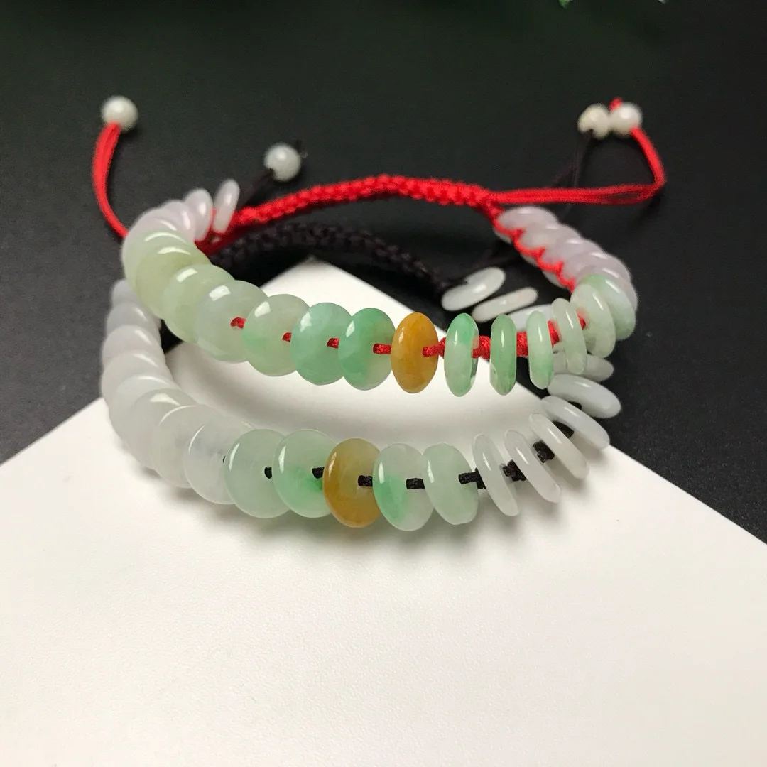 Myanmar Jadeite A Goods Jadeite Jade Colored Small Safety Buckle Lucky Woven Bracelet Bracelet
Myanmar Jadeite A Goods Jadeite Jade Colored Small Safety Buckle Lucky Woven Bracelet Bracelet