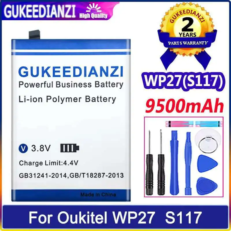 Mobile Phone Battery For Oukitel WP27 S117 Reliable Power 9500mAh WP27 S117
Mobile Phone Battery For Oukitel WP27 S117 Reliable Power 9500mAh WP27 S117