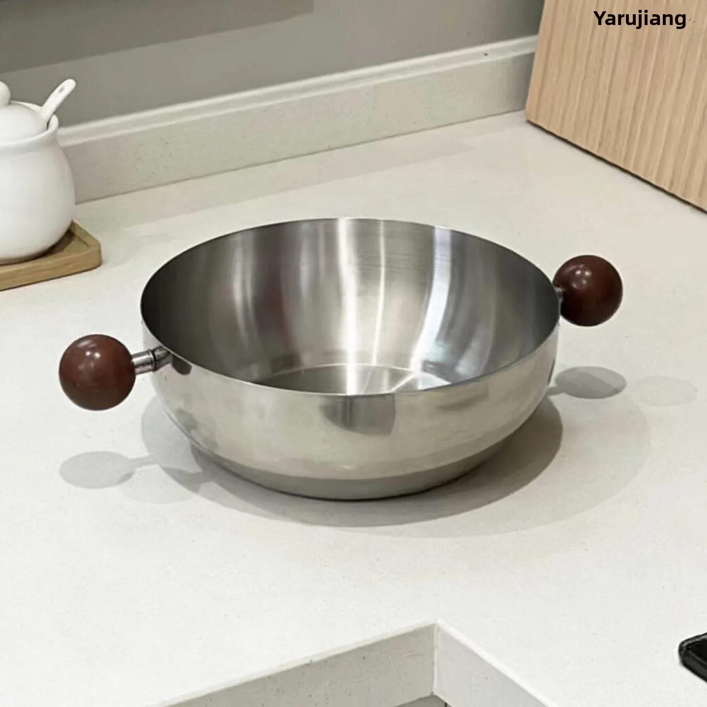 Stainless Steel Double Ear Bowl with Handle Korean Style Light Food Vegetable Salad Bowl High Aesthetic Value Single Person S...
Stainless Steel Double Ear Bowl with Handle Korean Style Light Food Vegetable Salad Bowl High Aesthetic Value Single Person S...