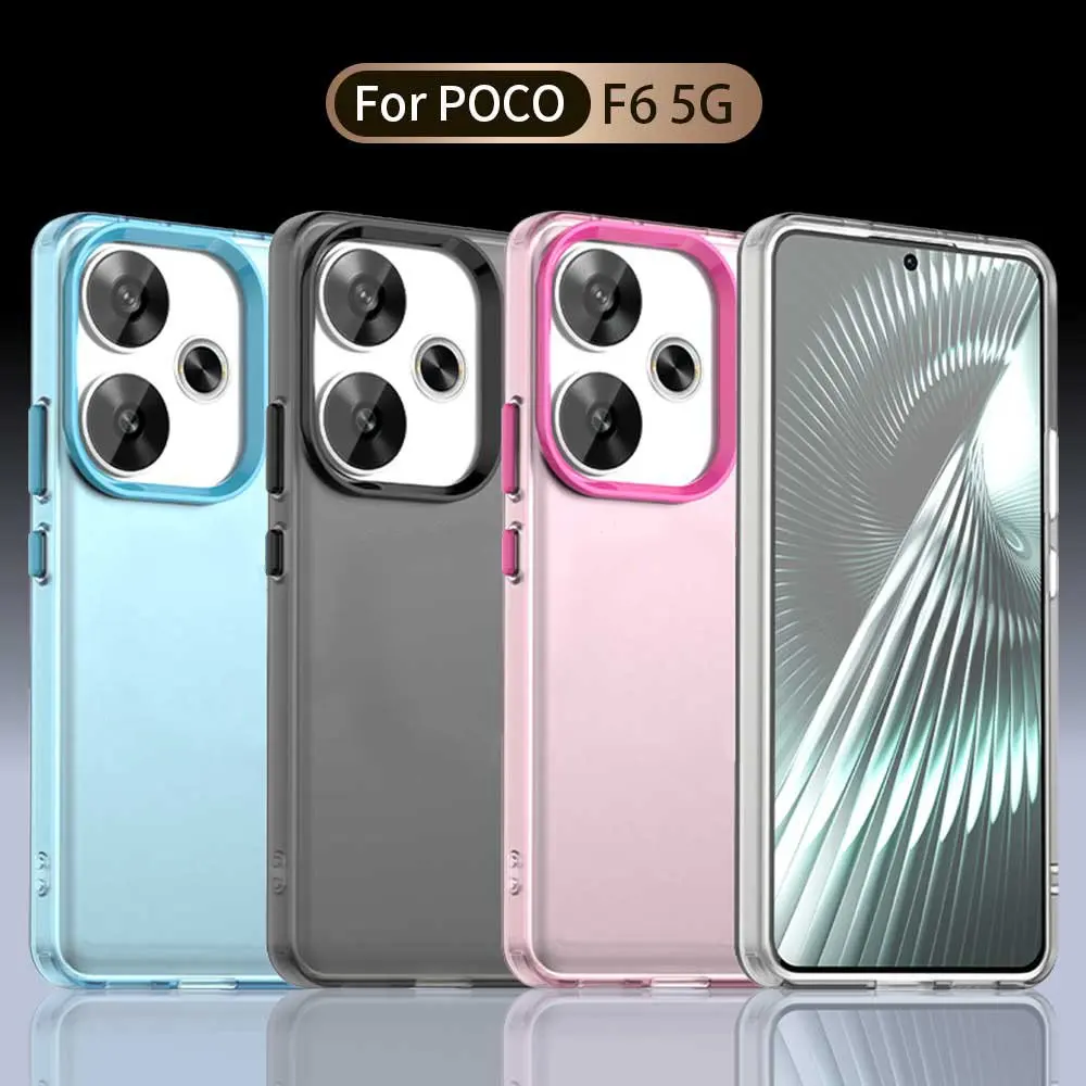 Frosted Case For Xiaomi Poco F6 Cover Poco F6 Fundas Shell Coque Matte Translucent PC Candy Color Phone Back Bumper Poco F6
Frosted Case For Xiaomi Poco F6 Cover Poco F6 Fundas Shell Coque Matte Translucent PC Candy Color Phone Back Bumper Poco F6