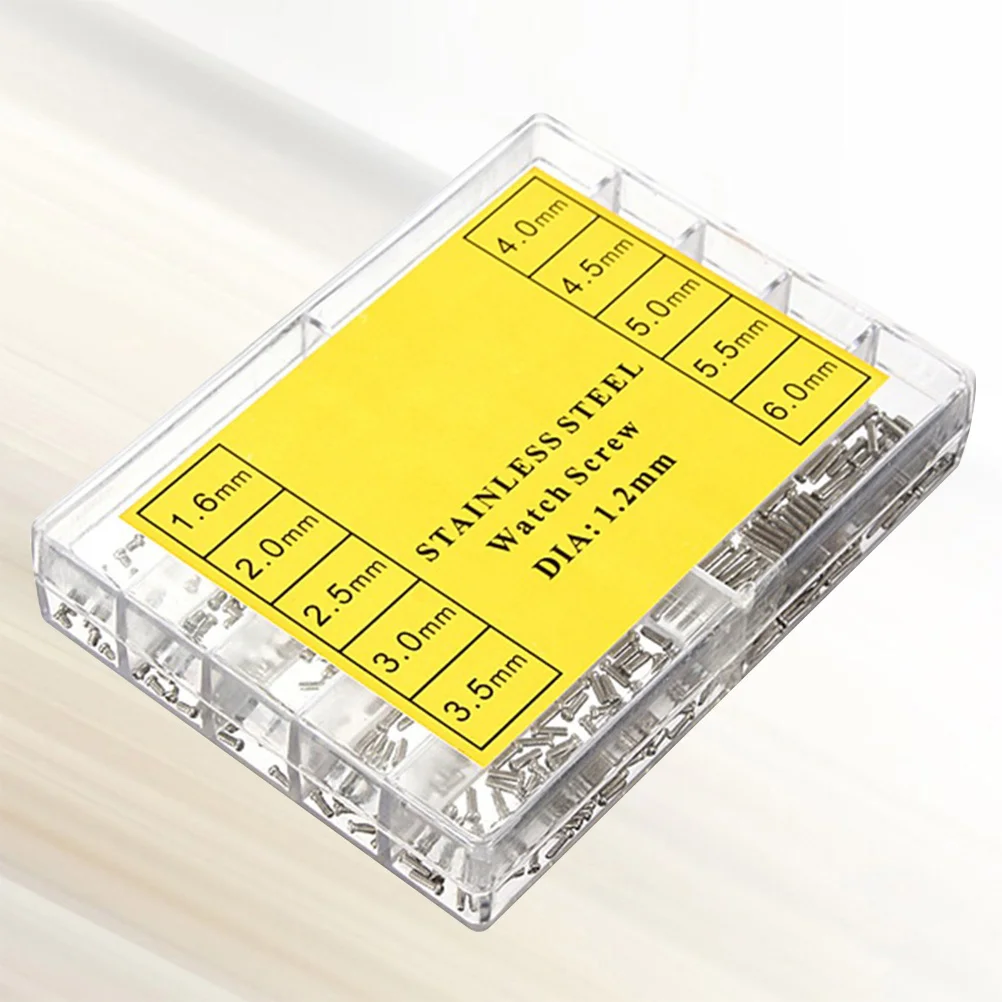 Multi Specification Stainless Steel Screw Set for Watch Repair Tools Eyeglasses Camera Computer Handy Dispenser Box Watch Repair
Multi Specification Stainless Steel Screw Set for Watch Repair Tools Eyeglasses Camera Computer Handy Dispenser Box Watch Repair