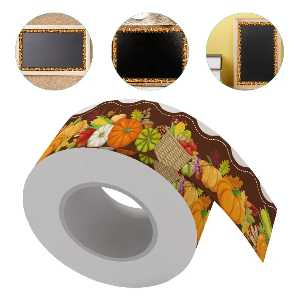 Fall Chalkboard Stickers Wavy Style Copper Plate Self Adhesive Bulletin Board Borders Decor Classroom Office Door Window
Fall Chalkboard Stickers Wavy Style Copper Plate Self Adhesive Bulletin Board Borders Decor Classroom Office Door Window