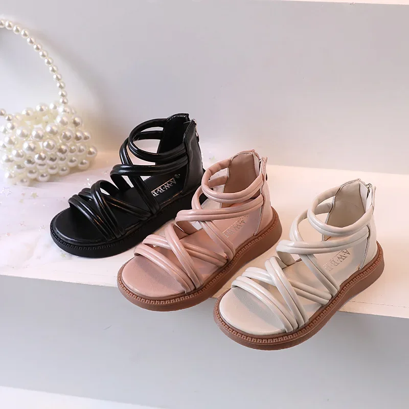 Fashion Girl Sandal Versatile Comfort Child Sandals Casual Breath Simple Roman Shoes New Mid Tube Girl Shoe Classic Beach Shoes
Fashion Girl Sandal Versatile Comfort Child Sandals Casual Breath Simple Roman Shoes New Mid Tube Girl Shoe Classic Beach Shoes