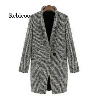Autumn Winter Women Coat Single Button Pocket Oversize Long Trench Coat Cardigans
Autumn Winter Women Coat Single Button Pocket Oversize Long Trench Coat Cardigans