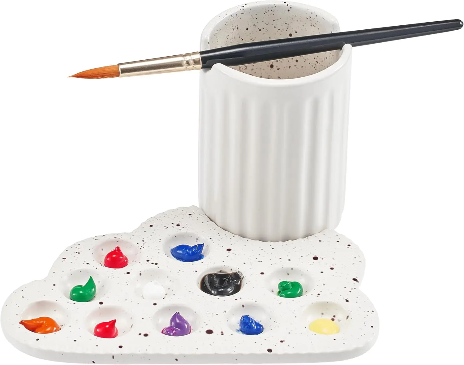Painter's Cup & Palette Set for Painters & Artists Lovers - Round Cloud Paint Tray, & Palette with Water Cup & Clever Cu
Painter's Cup & Palette Set for Painters & Artists Lovers - Round Cloud Paint Tray, & Palette with Water Cup & Clever Cu