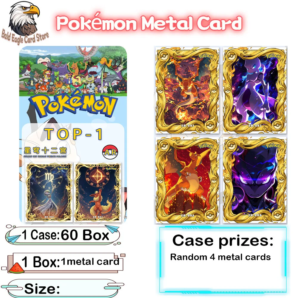 Wholesale 2026 Newest Pokémon Metal Card Pokémon A6 Boards Children's Toy Gift
Wholesale 2026 Newest Pokémon Metal Card Pokémon A6 Boards Children's Toy Gift