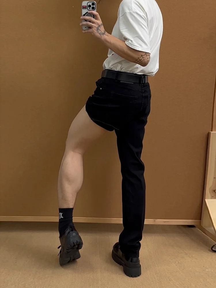 Slim Fit Straight Leg Bla 57 Denim Jeans Men Summer Thin Knife Flared Pants Wear Resistant High Waist Long Trousers
Slim Fit Straight Leg Bla 57 Denim Jeans Men Summer Thin Knife Flared Pants Wear Resistant High Waist Long Trousers