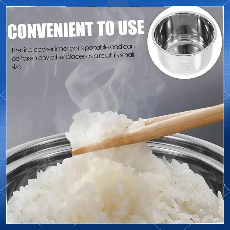 AA77 Rice Cooker Inner Tank Instant Cooker Inner Stove Rice Cooker Pot Cooking Pot Accessories Rice Cooker Stainless Steelpot
AA77 Rice Cooker Inner Tank Instant Cooker Inner Stove Rice Cooker Pot Cooking Pot Accessories Rice Cooker Stainless Steelpot