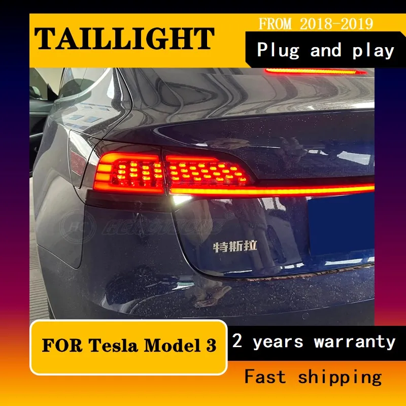 Car Styling for Tail Lamp Tesla Model 3 LED Tail Light Model Y Model3 Rear Fog Brake Turn Signal Automotive Accessories
Car Styling for Tail Lamp Tesla Model 3 LED Tail Light Model Y Model3 Rear Fog Brake Turn Signal Automotive Accessories