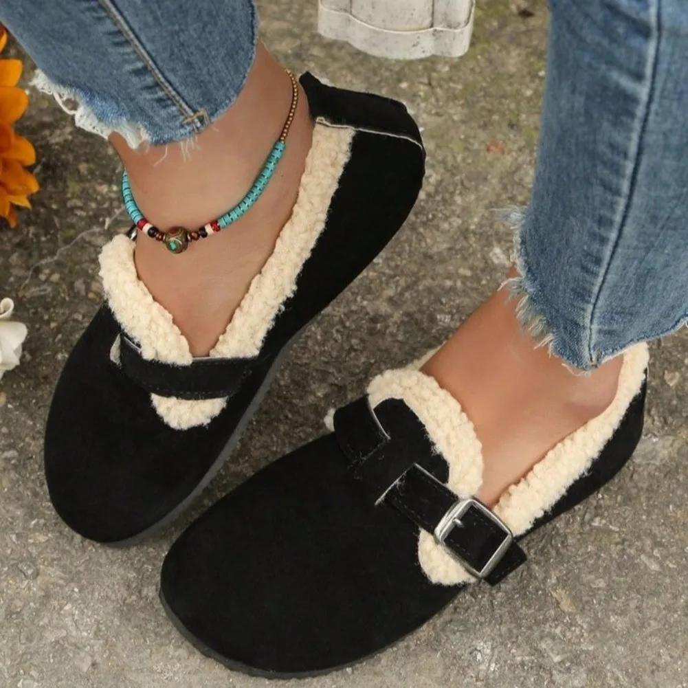 Autumn Winter Women Flats Shoes Casual Flat Shoes Women Soft Fashion Comfort Loafers Warm Plush Slip on Cotton Shoes Female
Autumn Winter Women Flats Shoes Casual Flat Shoes Women Soft Fashion Comfort Loafers Warm Plush Slip on Cotton Shoes Female