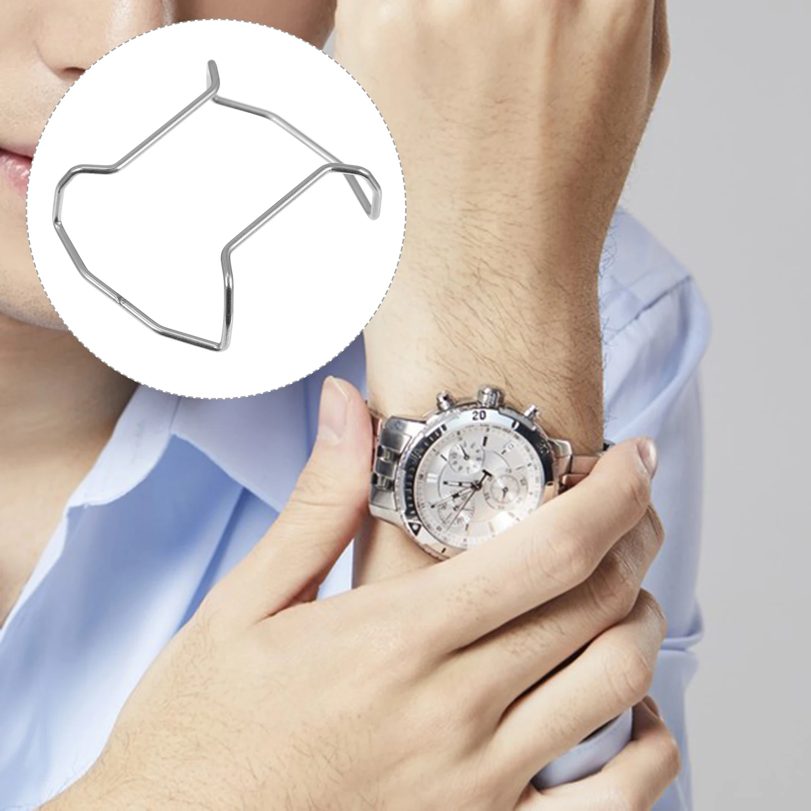 Stainless Steel Watch Protective Bar Wire Guards Bumpers Fingerprint Prevention Scratch Shield Watch Screen
Stainless Steel Watch Protective Bar Wire Guards Bumpers Fingerprint Prevention Scratch Shield Watch Screen