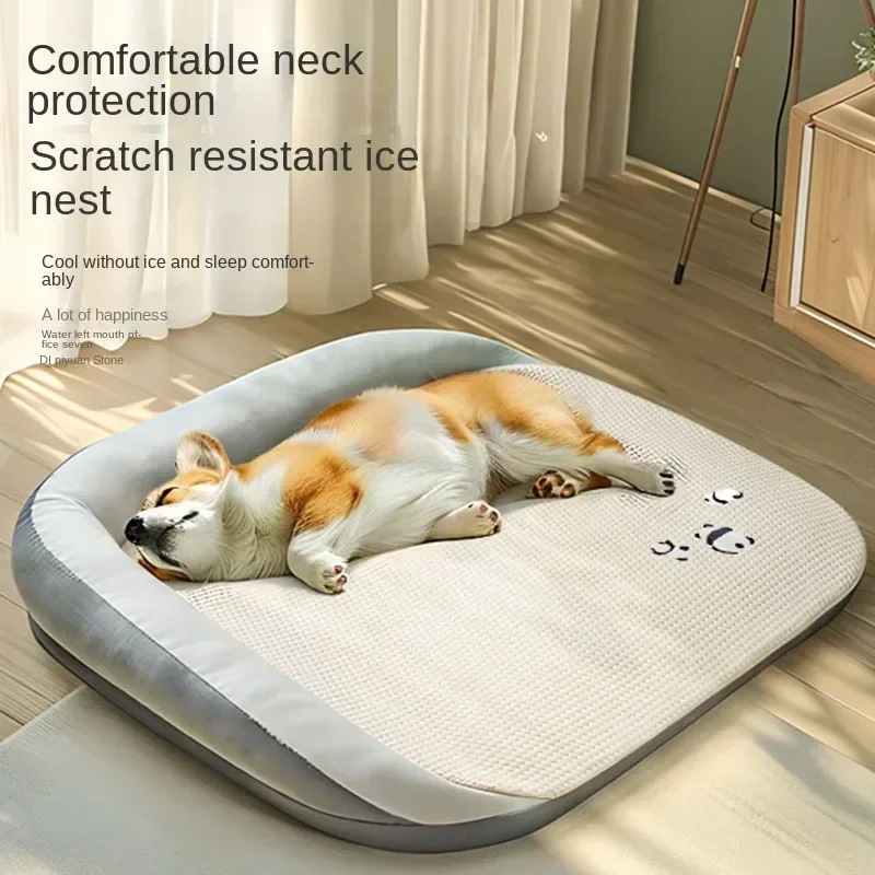 Dog Four Seasons Universal Removable Washable Pet Bed Spring and Summer New Dog Cushion Sofa Bed Cat Kennel Pet Kennel
Dog Four Seasons Universal Removable Washable Pet Bed Spring and Summer New Dog Cushion Sofa Bed Cat Kennel Pet Kennel