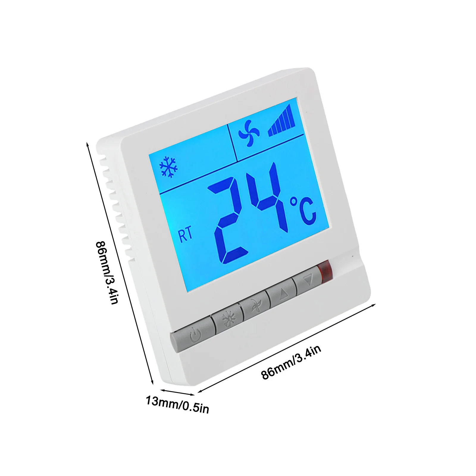 1 шт. ЖК-цифровой контроллер термостата для эффективного кондиционирования воздуха и управления вентилятором 86*86*40 мм панель термостата для дома
1 шт. ЖК-цифровой контроллер термостата для эффективного кондиционирования воздуха и управления вентилятором 86*86*40 мм панель термостата для дома