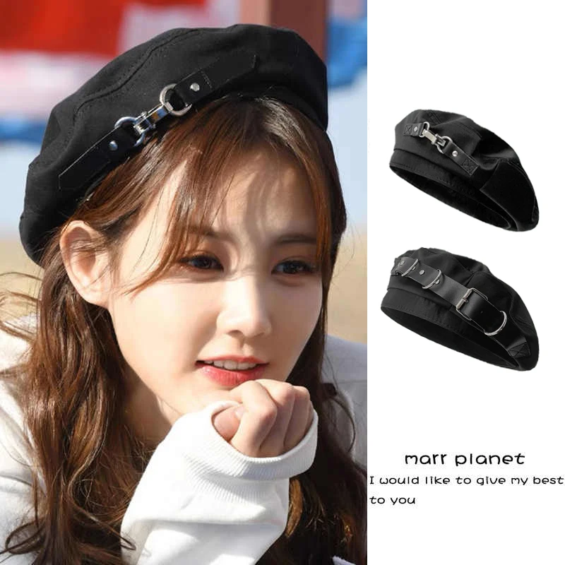Black Fashion Beret with Metallic Chain - Soft Lightweight Adjustable Slouchy Hat for Women Men, Casual Outings Party Dates Café
Black Fashion Beret with Metallic Chain - Soft Lightweight Adjustable Slouchy Hat for Women Men, Casual Outings Party Dates Café