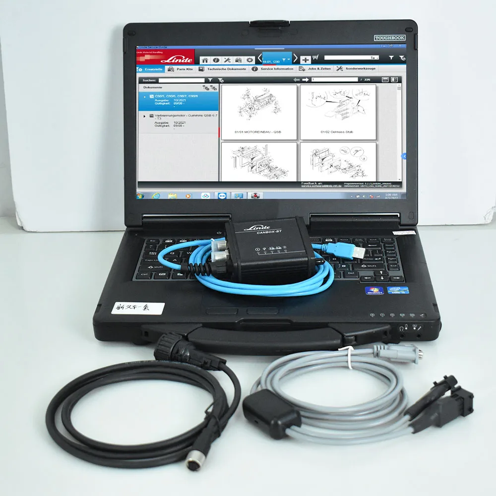 For Pathfinder Linde Canbox Bt 3003652501 Truck Doctor Diagnostic Lsg Cable Box Truck Scanner Tool+CF53 Laptop
For Pathfinder Linde Canbox Bt 3003652501 Truck Doctor Diagnostic Lsg Cable Box Truck Scanner Tool+CF53 Laptop