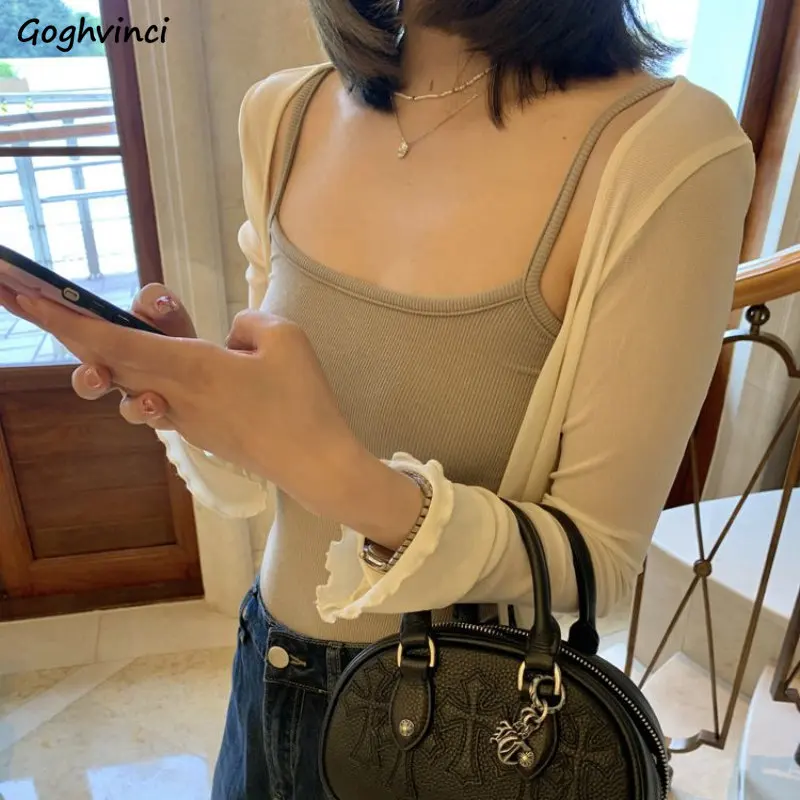 Lace-up Jackets Women Thin Summer Long-sleeve Sunscreen Cropped Basics Gentle Korean Style Simple Sweet Outerwear All-match 2023
Lace-up Jackets Women Thin Summer Long-sleeve Sunscreen Cropped Basics Gentle Korean Style Simple Sweet Outerwear All-match 2023
