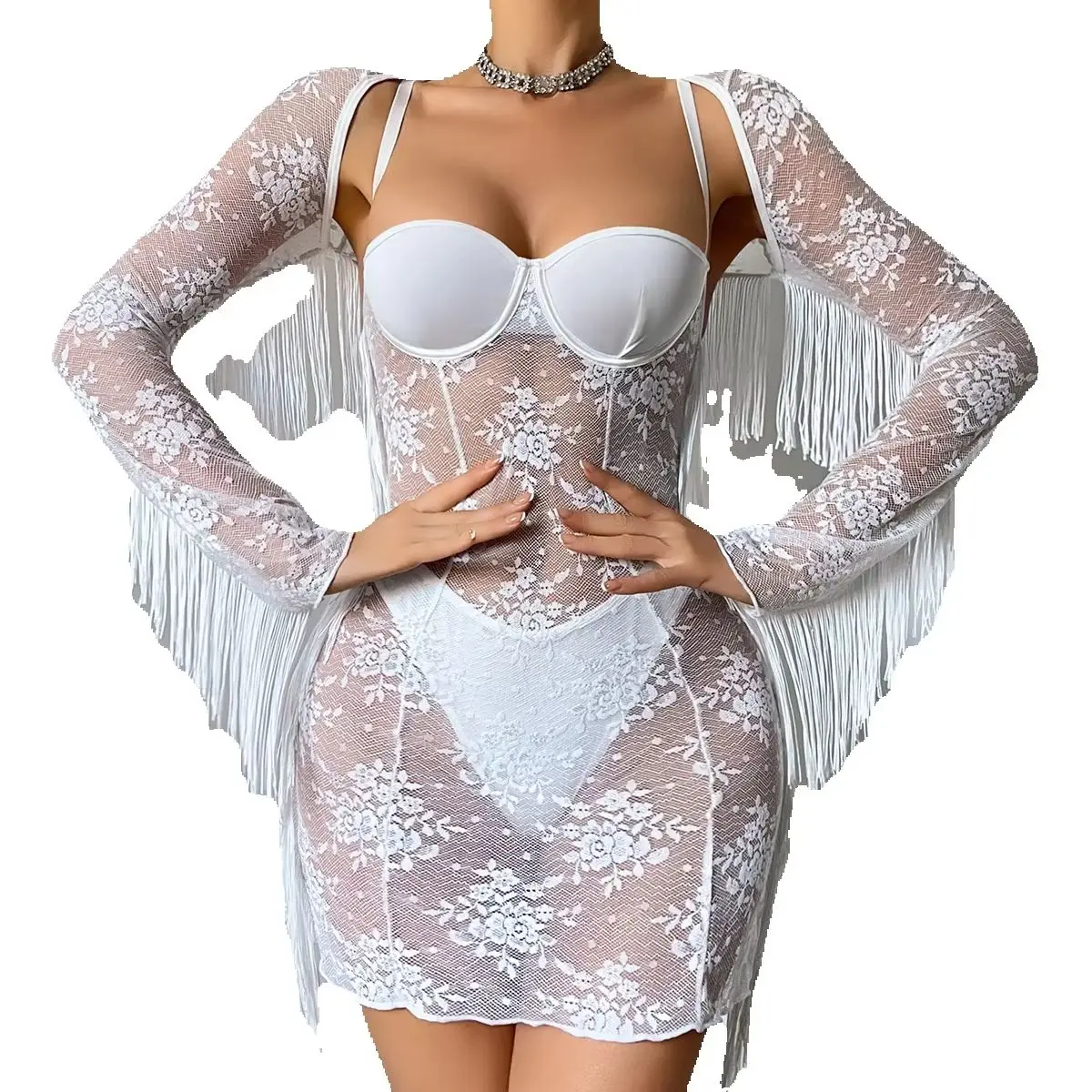 New Women's Sexy Two Pieces Lace Transparent Lingerie Sets Adult Lady Pushed Up Dating Dress Night Club Backless Babydoll
New Women's Sexy Two Pieces Lace Transparent Lingerie Sets Adult Lady Pushed Up Dating Dress Night Club Backless Babydoll
