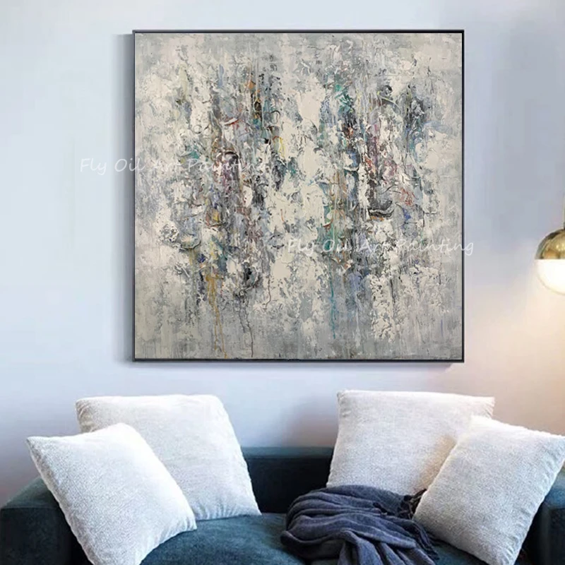 100% hand painted abstract thick landscape artwork square picture Oil Painting Modern Picture for Living Room Decoration Gift
100% hand painted abstract thick landscape artwork square picture Oil Painting Modern Picture for Living Room Decoration Gift