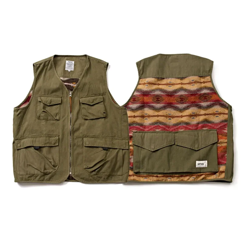 23 A/W Vintage Ethnic Style Multi Pocket Casual Vest Japanese Loose Versatile Tank Top Coat for Men
23 A/W Vintage Ethnic Style Multi Pocket Casual Vest Japanese Loose Versatile Tank Top Coat for Men