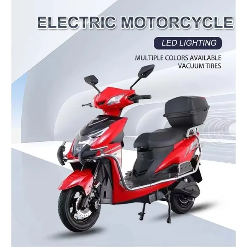 High-Speed Electric Scooter 48V 72V 20ah 1000w 2000w Motor Popular Fast Motorcycle Good Quality Lithium Battery Brushless Coils
High-Speed Electric Scooter 48V 72V 20ah 1000w 2000w Motor Popular Fast Motorcycle Good Quality Lithium Battery Brushless Coils