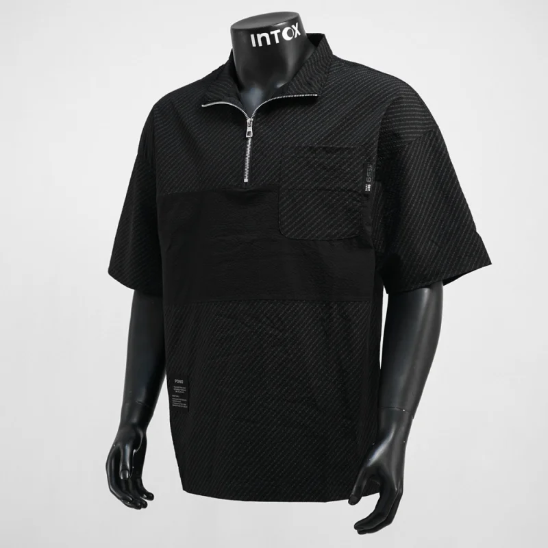 Half zip shirt men's lapel fashion design 2025 summer thin breathable casual versatile short sleeved T-shirt
Half zip shirt men's lapel fashion design 2025 summer thin breathable casual versatile short sleeved T-shirt