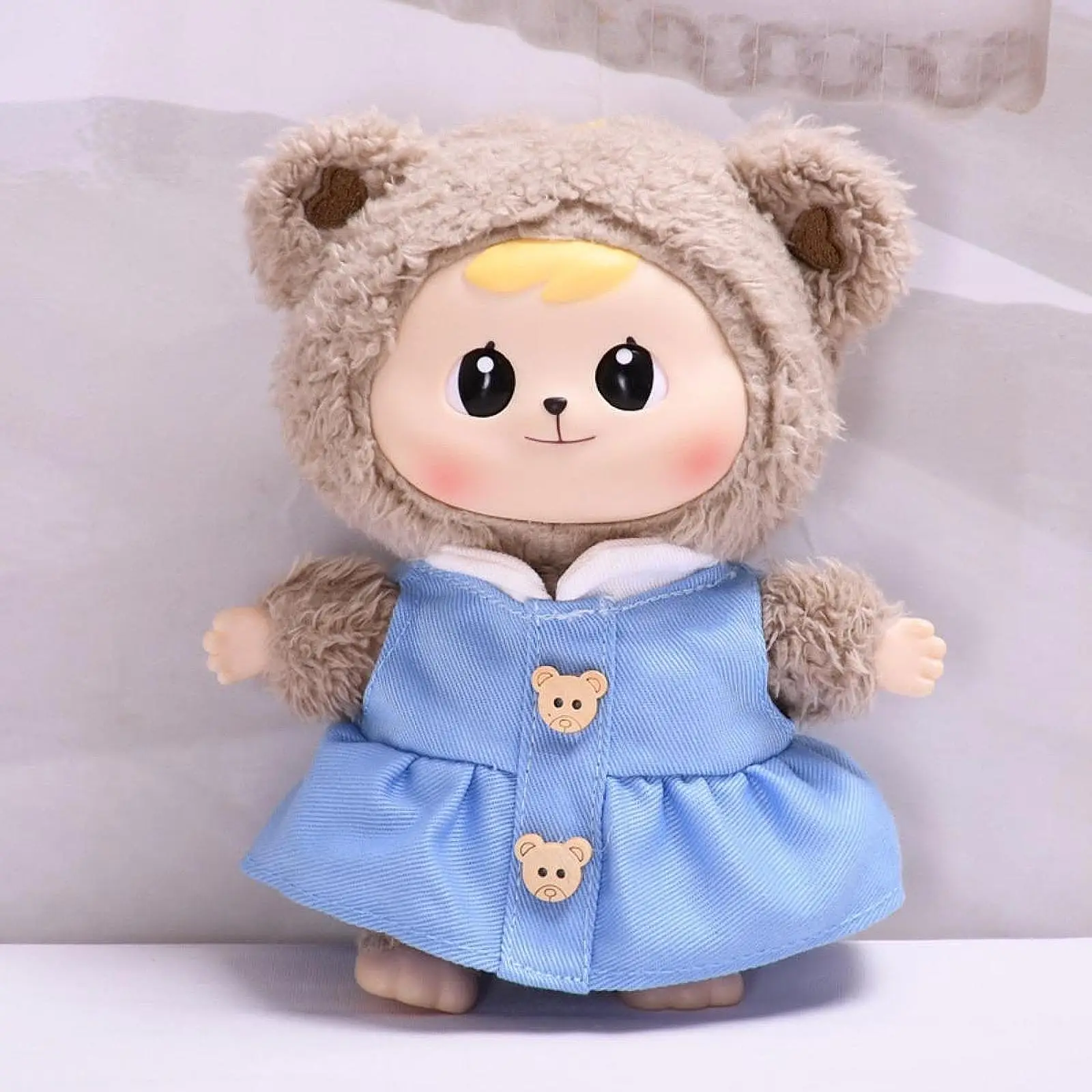 Doll Outfit Set with Bear Accessory for 15cm 17cm Dolls Gift Idea
Doll Outfit Set with Bear Accessory for 15cm 17cm Dolls Gift Idea