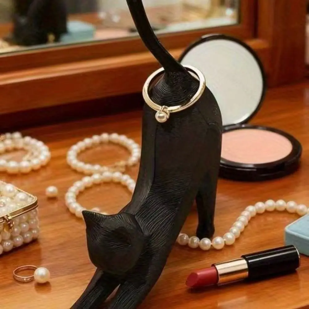 Mini Kitten Ring Storage Rack Exquisite Minimalist Style Resin Cat Sculpture 3D Printed Cat Ornaments Cat Sculpture Ornament
Mini Kitten Ring Storage Rack Exquisite Minimalist Style Resin Cat Sculpture 3D Printed Cat Ornaments Cat Sculpture Ornament