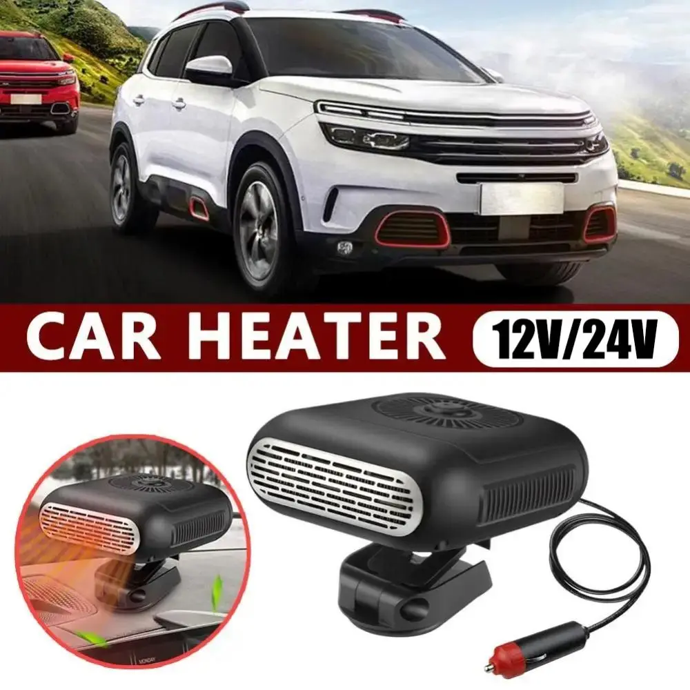 12V/24V Car Heater 360 Degree Adjustable 2 Level Temperature Car Warm Fan Electric Universal Car Defroster Demister Car Tools
12V/24V Car Heater 360 Degree Adjustable 2 Level Temperature Car Warm Fan Electric Universal Car Defroster Demister Car Tools