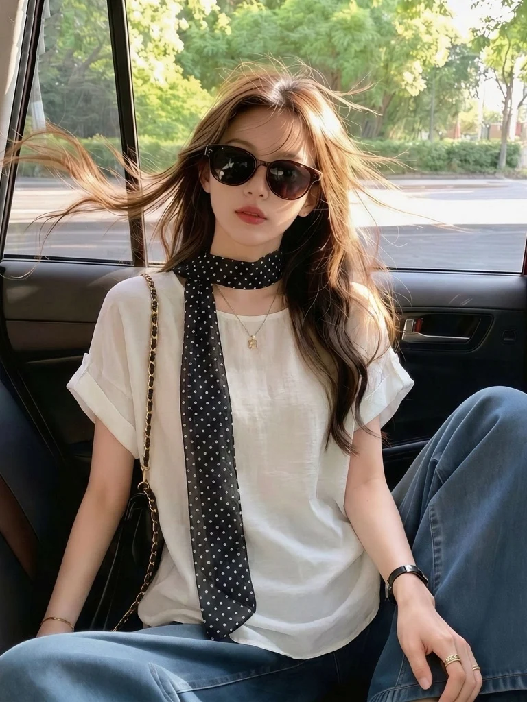 Slim Fit Cotton Linen Short Sleeve Shirt Women's Summer New Style plus Size Flattering Polka Dot Sash Neck Hanging Top
Slim Fit Cotton Linen Short Sleeve Shirt Women's Summer New Style plus Size Flattering Polka Dot Sash Neck Hanging Top