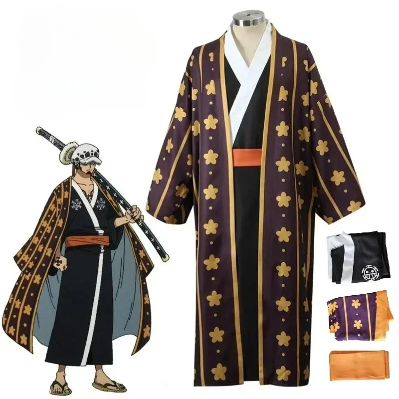 New Anime Trafalgar Law Cosplay Costume Adult Unisex Kimono Uniform Full Set Carnival Party Halloween Suit Outfit Performance
New Anime Trafalgar Law Cosplay Costume Adult Unisex Kimono Uniform Full Set Carnival Party Halloween Suit Outfit Performance