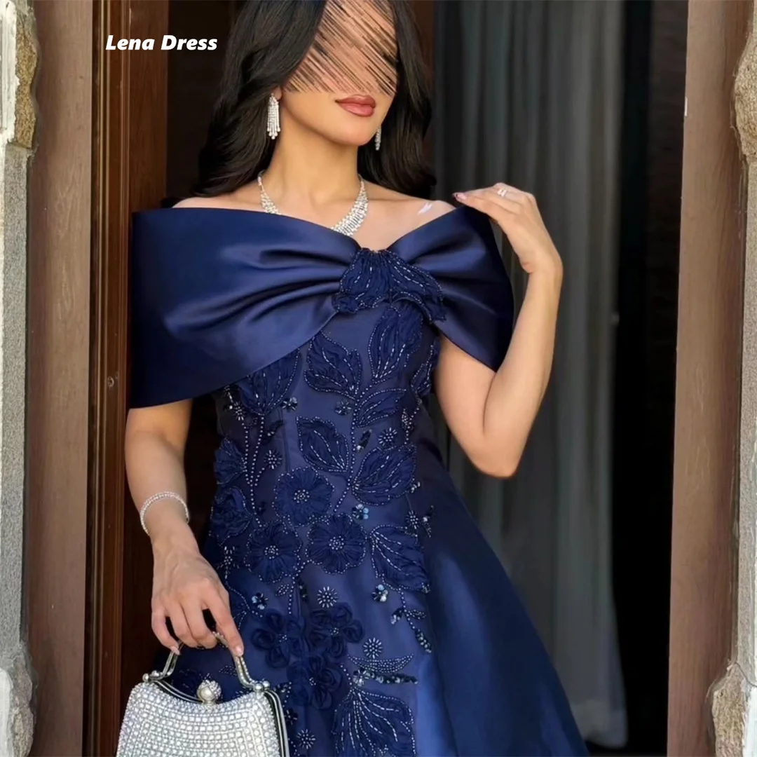 Lena Robe De Cocktail Femme Custom Made Elegant Party Dresses for Wedding Woman Floral Lace Satin Line A Luxurious Party Dress
Lena Robe De Cocktail Femme Custom Made Elegant Party Dresses for Wedding Woman Floral Lace Satin Line A Luxurious Party Dress