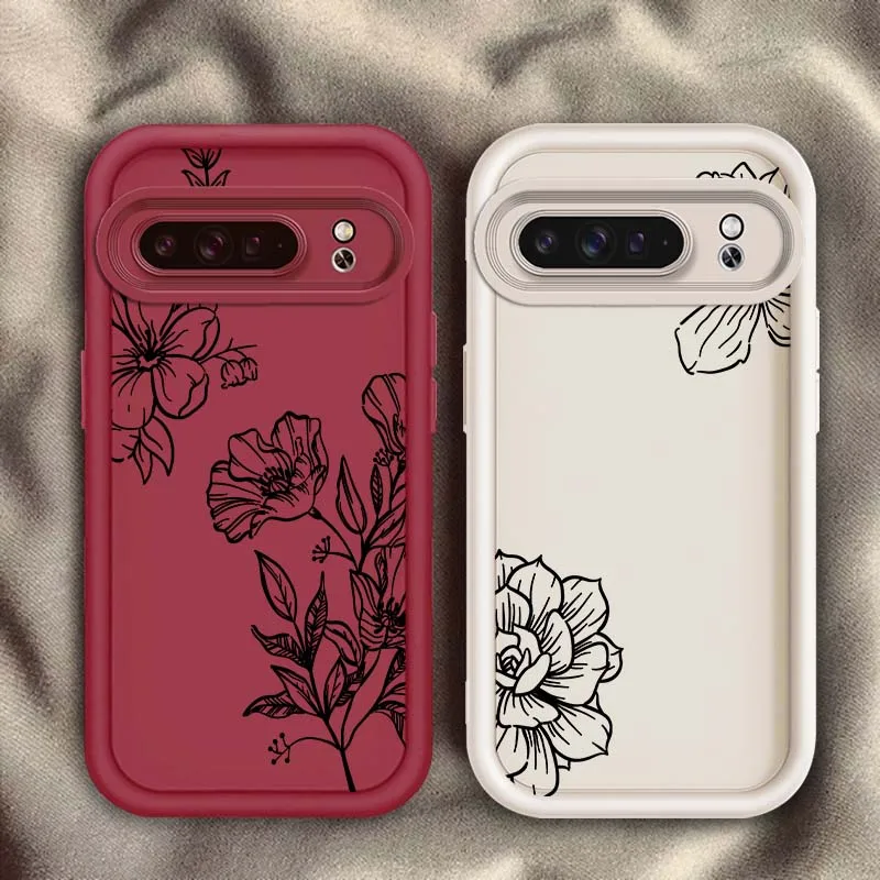 Retro Line Flower Art Simple For Google Pixel 9 8A 8 7 7A Pro XL 5G Eye Ladder Soft TPU Shockproof Cover Phone Case
Retro Line Flower Art Simple For Google Pixel 9 8A 8 7 7A Pro XL 5G Eye Ladder Soft TPU Shockproof Cover Phone Case
