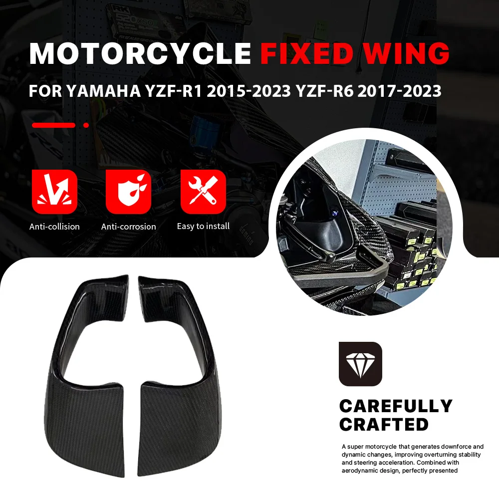 Мотоциклетный спойлер с фиксированным крылом для Yamaha YZF R1 YZF-R1 YZFR1 2015-2023 YZF R6 YZF-R6 YZFR6 2017-2023 ABS аэродинамическое боковое крыло
Мотоциклетный спойлер с фиксированным крылом для Yamaha YZF R1 YZF-R1 YZFR1 2015-2023 YZF R6 YZF-R6 YZFR6 2017-2023 ABS аэродинамическое боковое крыло