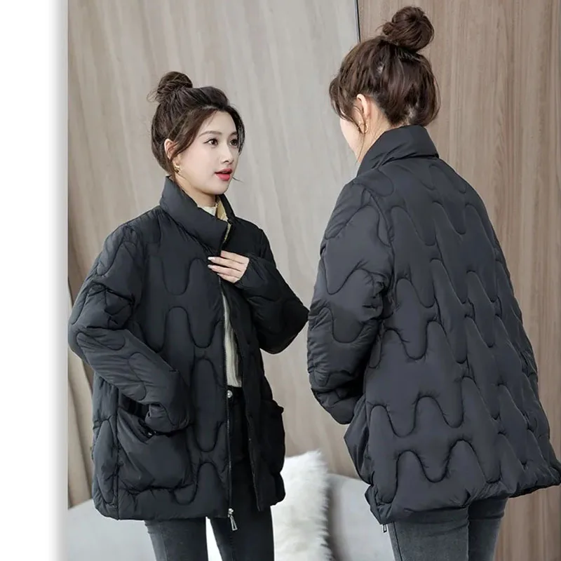 Down Cotton Short Jacket for Women, 2024 New Korean Version Thick Bread Cotton Jacket for Women, Winter Warm Jacket and Coat
Down Cotton Short Jacket for Women, 2024 New Korean Version Thick Bread Cotton Jacket for Women, Winter Warm Jacket and Coat