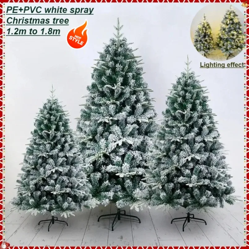 Artificial Christmas Tree PE+PVC Mixed Snow Spray Fusing Christmas Tree 1.2m-1.8m Family Christmas Atmosphere Party Decorations
Artificial Christmas Tree PE+PVC Mixed Snow Spray Fusing Christmas Tree 1.2m-1.8m Family Christmas Atmosphere Party Decorations