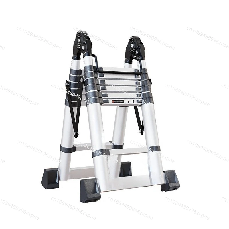 Thickened stainless steel bamboo joint telescopic ladder, multi-functional folding herringbone ladder, portable lifting
Thickened stainless steel bamboo joint telescopic ladder, multi-functional folding herringbone ladder, portable lifting