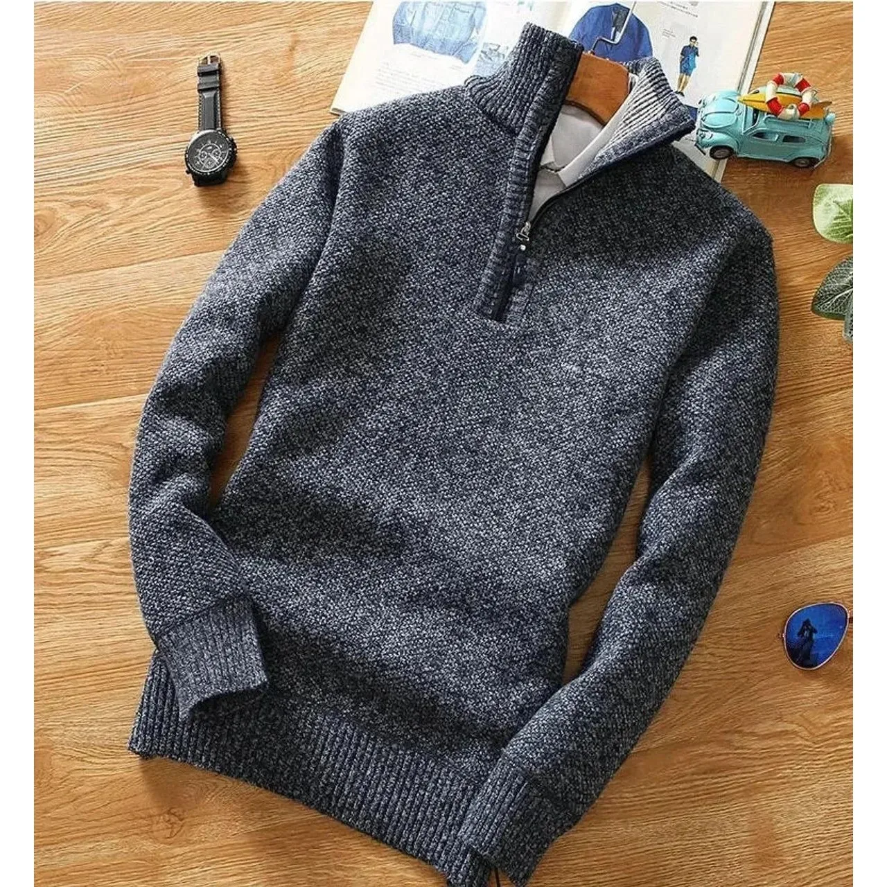 Winter Men's Thier Sweater f Zipper Turtlene Straight Leg Eighteen Pants Youthful Vitali Sle Autumn 2024 Collection
Winter Men's Thier Sweater f Zipper Turtlene Straight Leg Eighteen Pants Youthful Vitali Sle Autumn 2024 Collection