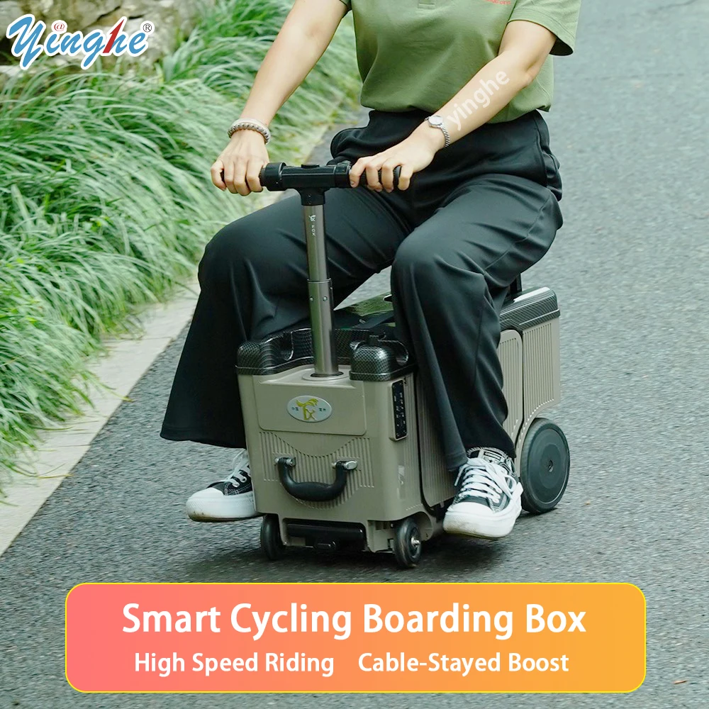 Electric Luggage 20 Inch Electric Suitcase Carry On 10-15KM USB Power Suitcase Smart Elect Riding Luggage Scooter Suitcase
Electric Luggage 20 Inch Electric Suitcase Carry On 10-15KM USB Power Suitcase Smart Elect Riding Luggage Scooter Suitcase