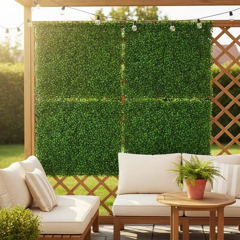 Free Shipping-Faux Boxwood Siding 20" x 20" x 1.6" For Privacy Fence Backyard Garden, 6pcs Hedge Backdrop Wall Realistic Green F
Free Shipping-Faux Boxwood Siding 20" x 20" x 1.6" For Privacy Fence Backyard Garden, 6pcs Hedge Backdrop Wall Realistic Green F