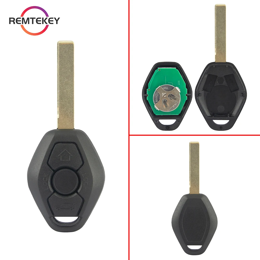 REMTEKEY DIY Remote Key HU92 Blade Uncut PCF7935 EWS System 315/434Mhz 3 Button for BMW 3 5 6 7 Series Z3 X3 X5 Z8 Z4 2001-2008
REMTEKEY DIY Remote Key HU92 Blade Uncut PCF7935 EWS System 315/434Mhz 3 Button for BMW 3 5 6 7 Series Z3 X3 X5 Z8 Z4 2001-2008