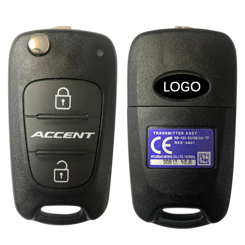 CN 020122 Оригинальный ключ для Hyundai Accent 2010-2013, складной пульт дистанционного управления 433 МГц 95430-1R110
CN 020122 Оригинальный ключ для Hyundai Accent 2010-2013, складной пульт дистанционного управления 433 МГц 95430-1R110