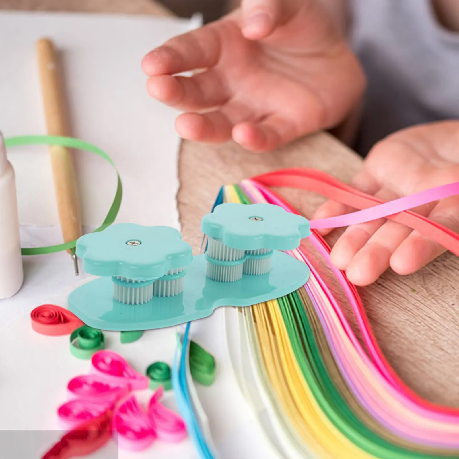 Quilling Paper Crimper Tool Plastic Wave Shaper for DIY Handicrafts Paper Rolling Flower Crafting Artwork Scrapbooks Quilling
Quilling Paper Crimper Tool Plastic Wave Shaper for DIY Handicrafts Paper Rolling Flower Crafting Artwork Scrapbooks Quilling