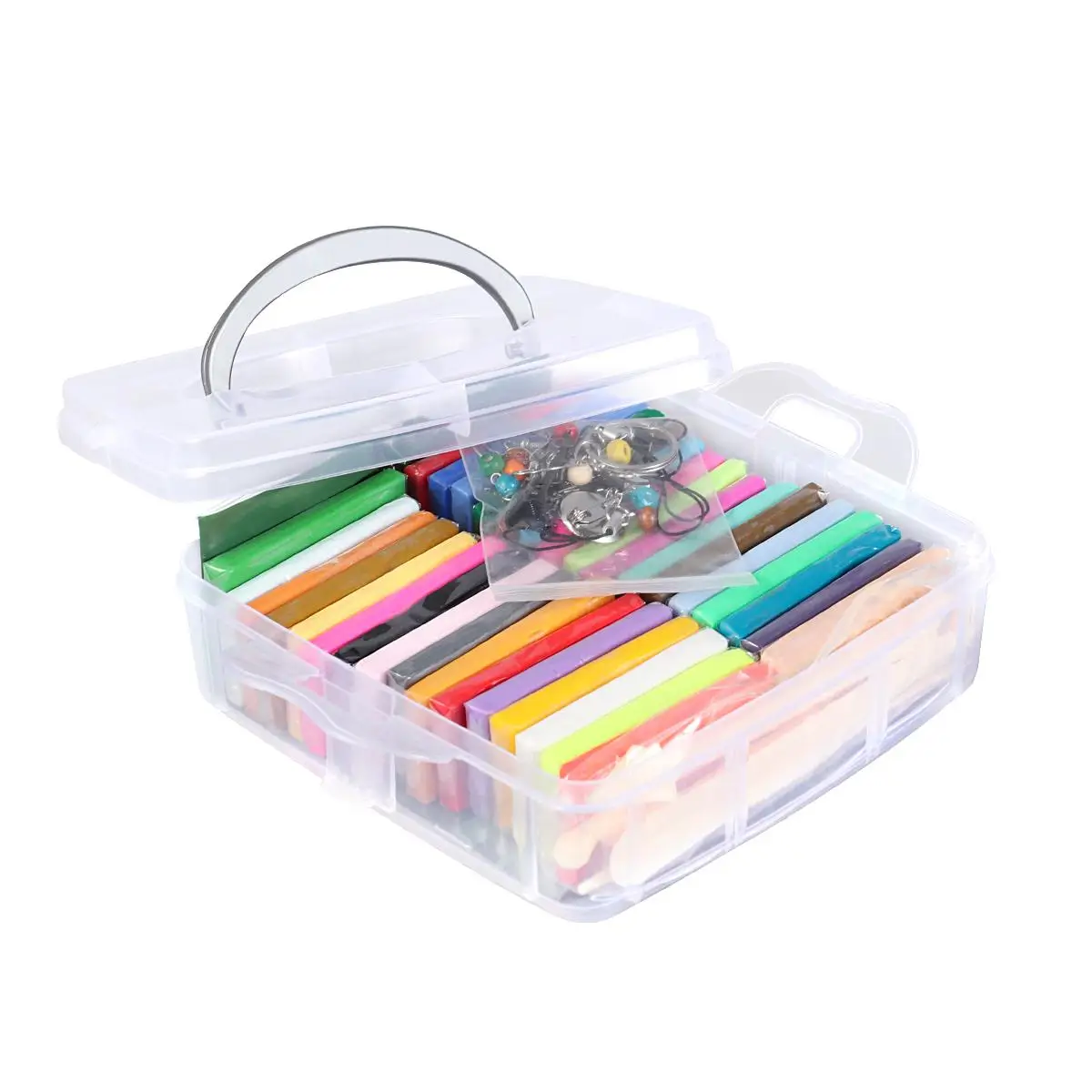 32 Color Polymer Clay Kit Soft Oven Bake Modeling Tools Set for Kids Creative Educational Toy Clay Accessories
32 Color Polymer Clay Kit Soft Oven Bake Modeling Tools Set for Kids Creative Educational Toy Clay Accessories