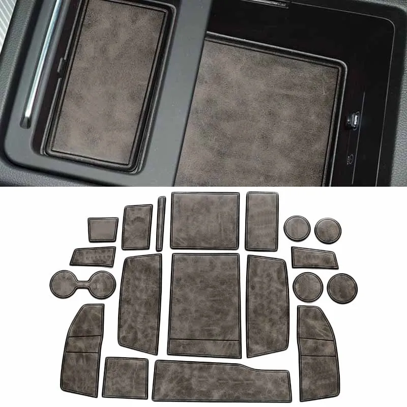 19pcs Car leather water cup anti-slip mat Door Slot Mats Organizer storage mat For Audi Q5L 2018 2019 2020 2021 Auto Accessories
19pcs Car leather water cup anti-slip mat Door Slot Mats Organizer storage mat For Audi Q5L 2018 2019 2020 2021 Auto Accessories