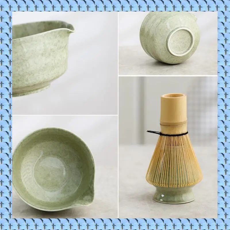 NOCM 2X Matcha Set, Japanese Tea Set Includes Matcha Bowl With Spout, Matcha Holder, Bamboo Matcha And Bamboo Scoop
NOCM 2X Matcha Set, Japanese Tea Set Includes Matcha Bowl With Spout, Matcha Holder, Bamboo Matcha And Bamboo Scoop